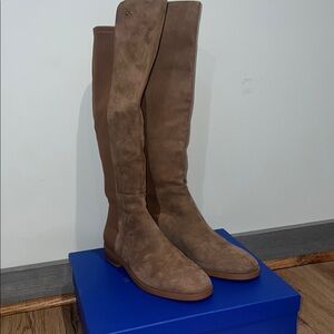 Stuart Weitzman Camel Over the Knee Boots